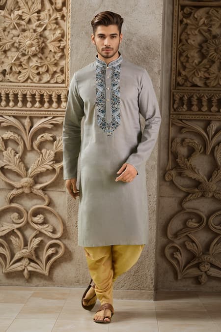 Arihant Rai Sinha Resham Placket Embroidered Kurta Set