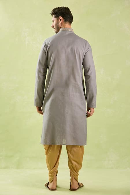 Arihant Rai Sinha Leaf Vine Embroidered Kurta & Patiala Pant