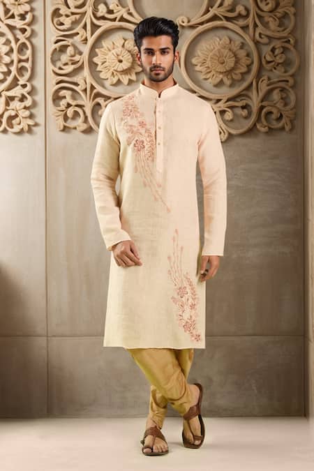 Arihant Rai Sinha Floral Vine Embroidered Kurta & Patiala Pant