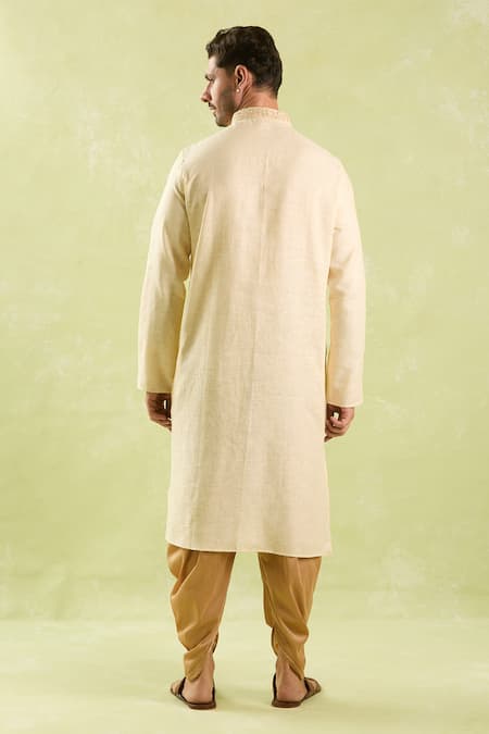 Arihant Rai Sinha Flower Embroidered Kurta & Patiala Pant