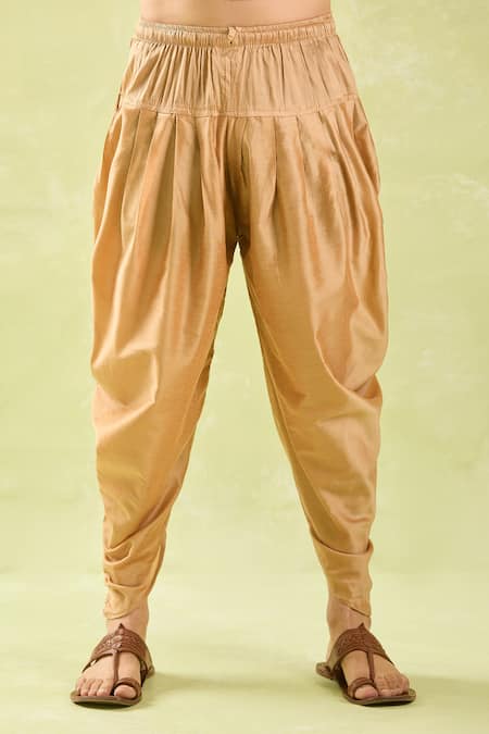 Arihant Rai Sinha_Black Polyester Embroidery Placket Kurta And Patiala Pant Set _Online_at_Aza_Fashions