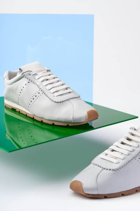 Heel Your Sole Kipper Brogue Pattern Sneakers 