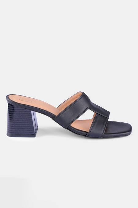 Buy_Heel Your Sole_Black Square Toe Block Heels _Online_at_Aza_Fashions