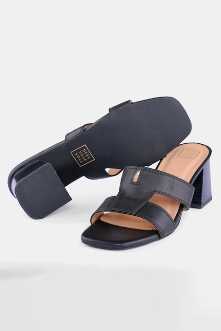 Heel Your Sole Square Toe Block Heels 