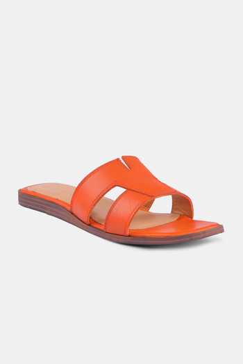 Buy Heel Your Sole Orange Thread Dory Round Toe Sliders Online at Aza Fashions Buy_Heel Your Sole_Orange Thread Dory Round Toe Sliders _Online_at_Aza_Fashions
