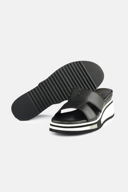 Heel Your Sole Thread Embroidered Wedges 