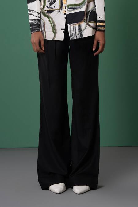 Buy Advait Multi Color Bamboo Embroidery Abstract Print Blazer Online at Aza Fashions Buy_Advait_Multi Color Bamboo Embroidery Abstract Print Blazer _Online_at_Aza_Fashions