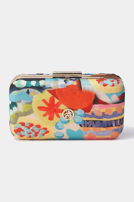 Shop Ritu Kumar Multi Color Sequins Embellished Clutch at Aza Fashions Shop_Ritu Kumar_Multi Color Sequins Embellished Clutch_at_Aza_Fashions