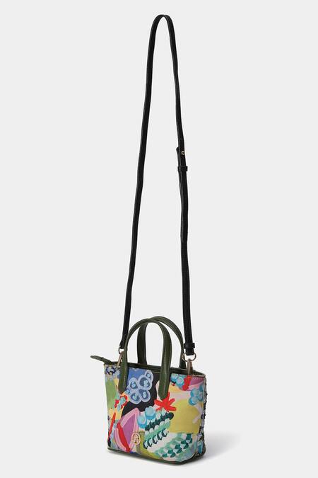 Shop_Ritu Kumar_Multi Color Sequins Handbag_Online_at_Aza_Fashions