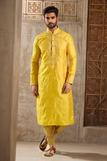 Arihant Rai Sinha Thread Embroidered Kurta & Patiala Pant Set