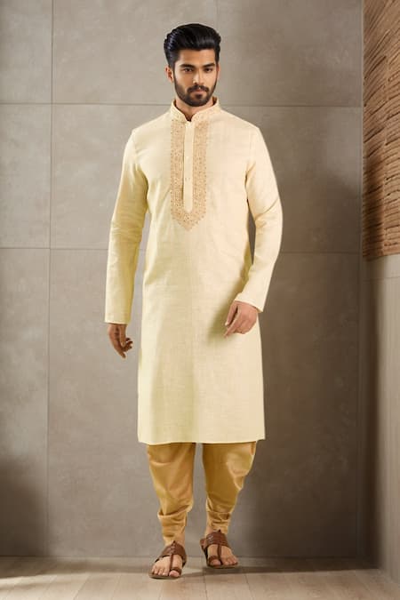 Arihant Rai Sinha Flower Embroidered Kurta & Patiala Pant