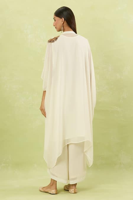 Studio A Embroidered Kaftan & Pant Set 