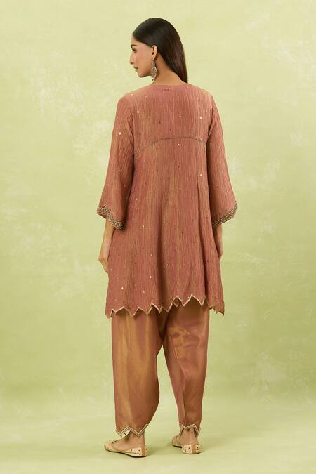 Studio A Mughal Bloom Embroidered Anarkali Set 