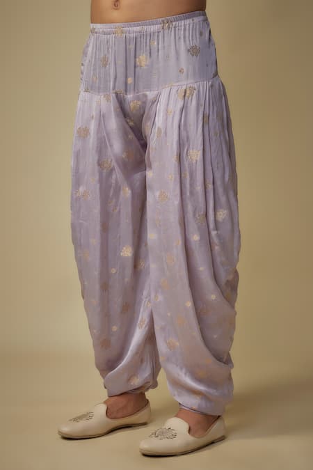 Masumi Mewawalla Purple Tissue, Satin, Organza Sequins Stripe Embroidered Kurta Set at Aza Fashions Masumi Mewawalla_Purple Tissue, Satin, Organza Sequins Stripe Embroidered Kurta Set _at_Aza_Fashions