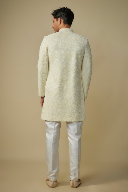 Masumi Mewawalla Cutdana Embroidered Sherwani Set 