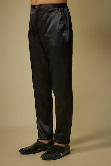 Buy Masumi Mewawalla Silver Satin, Silk, Jacquard Sequins Nalki Embellished Kurta Set Online at Aza Fashions Buy_Masumi Mewawalla_Silver Satin, Silk, Jacquard Sequins Nalki Embellished Kurta Set _Online_at_Aza_Fashions