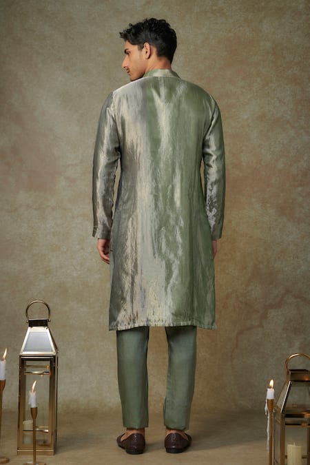 Masumi Mewawalla Sequin Bloom Embroidered Kurta Set 