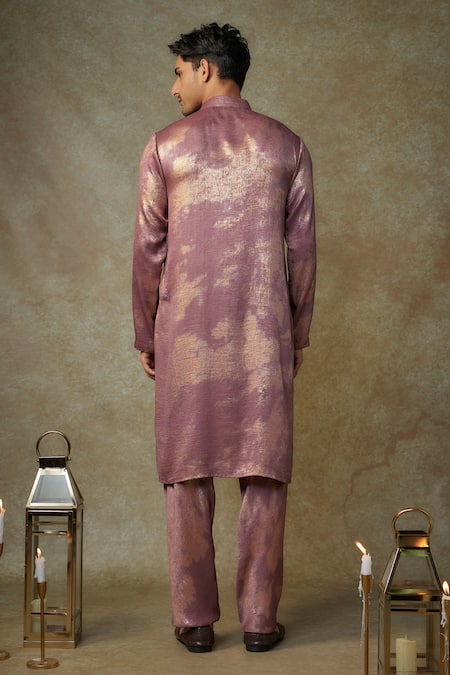 Masumi Mewawalla Woven Foil Kurta Set 
