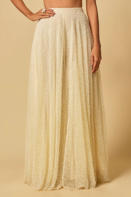 Masumi Mewawalla Yellow Tulle, Linen Cut Work, Embroidery Square Neck Cutdana Cape And Gharara Set Online at Aza Fashions Masumi Mewawalla_Yellow Tulle, Linen Cut Work, Embroidery Square Neck Cutdana Cape And Gharara Set _Online_at_Aza_Fashions