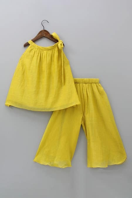 Snuggleme Floral Thread Embroidered Kurta & Palazzo Set 