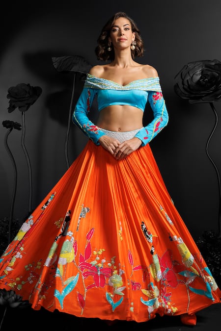 Nautanky Lake Paradise Lehenga With Blouse 