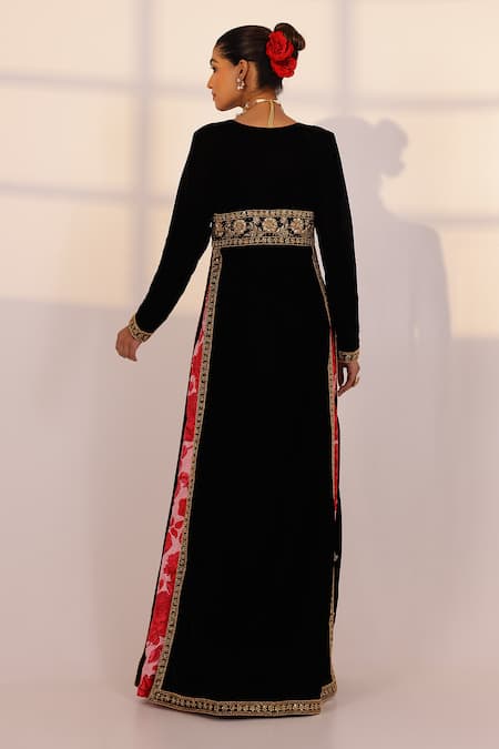 Sanam Floral Zardozi Kurta & Sharara Set 