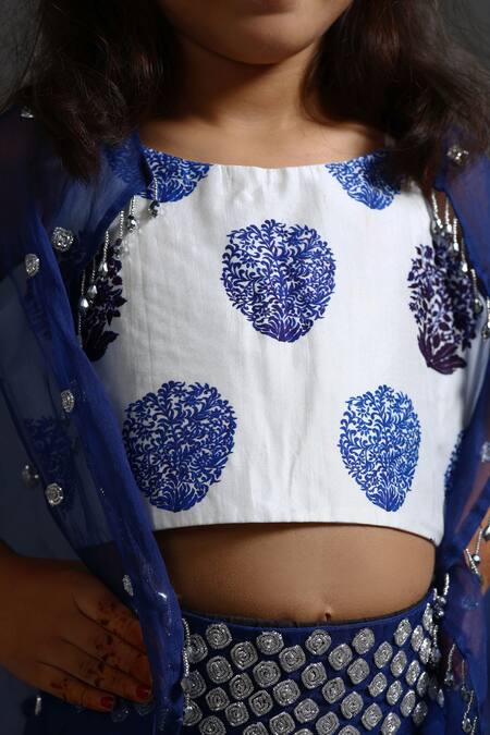 Thetaa_White Organza, Crystals, Zardozi Embroidered Cape And Dhoti Pant Set _Online_at_Aza_Fashions