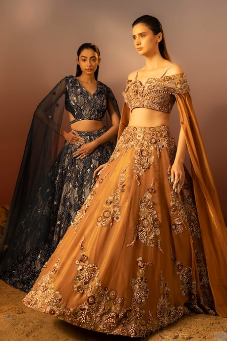 Ruceru Ambrosia Embroidered Lehenga Set 