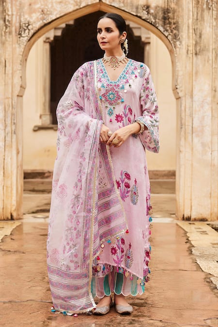 Maayera Jaipur Blossom Printed Kurta Set 