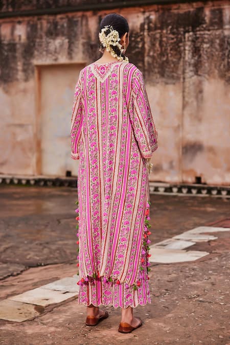 Maayera Jaipur Florence Print Kurta & Pant Set 