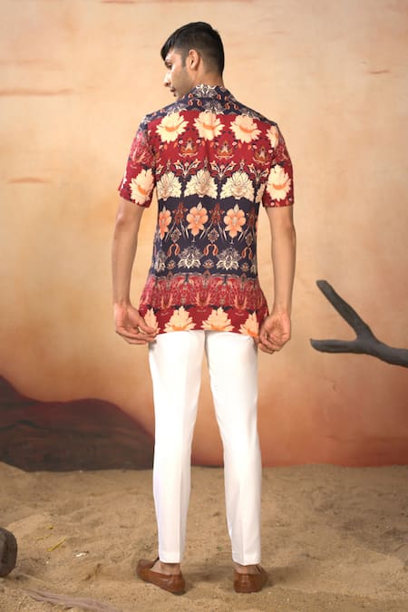 Hilo Design Phool Print Shirt & Pant Set 