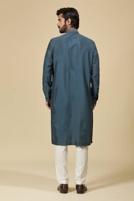 Ankita Shahabadi Asymmetric Zari Embroidered Kurta 