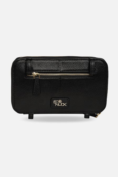 Buy Econock Studio Black Basket Weave Wallet Online at Aza Fashions Buy_Econock Studio_Black Basket Weave Wallet _Online_at_Aza_Fashions