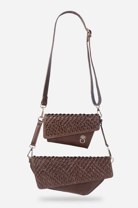 Econock Studio Brown Leather Modular Bag System 