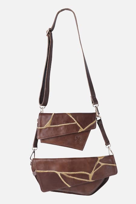 Econock Studio Kintsugi Embroidered Crossbody Bag 