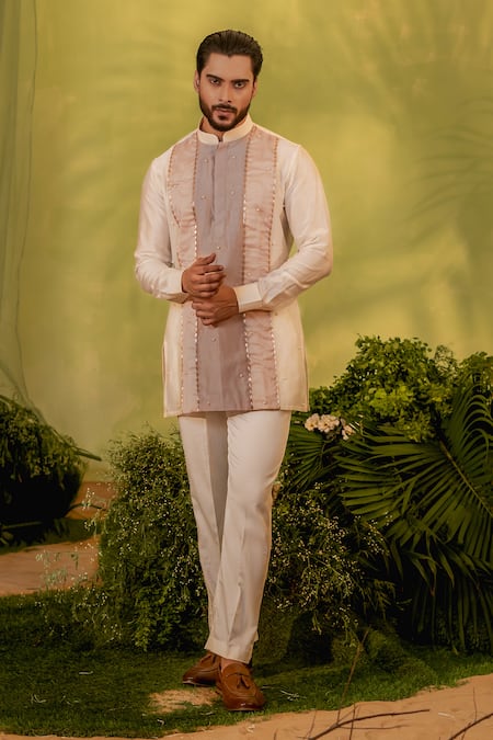 Runit Gupta Patchwork Kurta & Pant set 