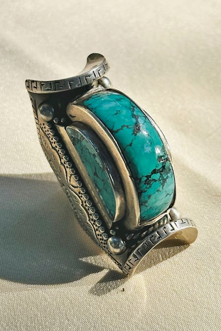 Anuka Jewels Turquoise Stone Embellished Ring 