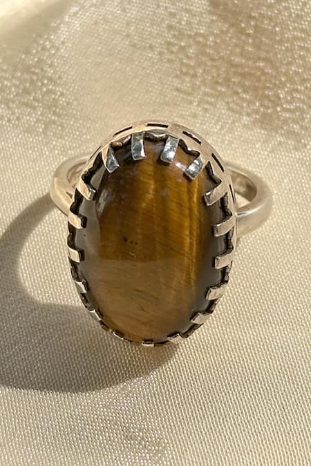 Anuka Jewels Tiger Eye Stone Ring 