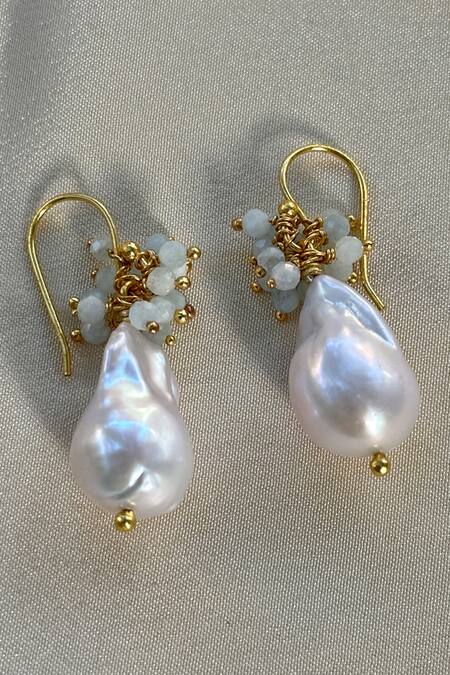 Anuka Jewels Designer Pearl Drop Earrings 