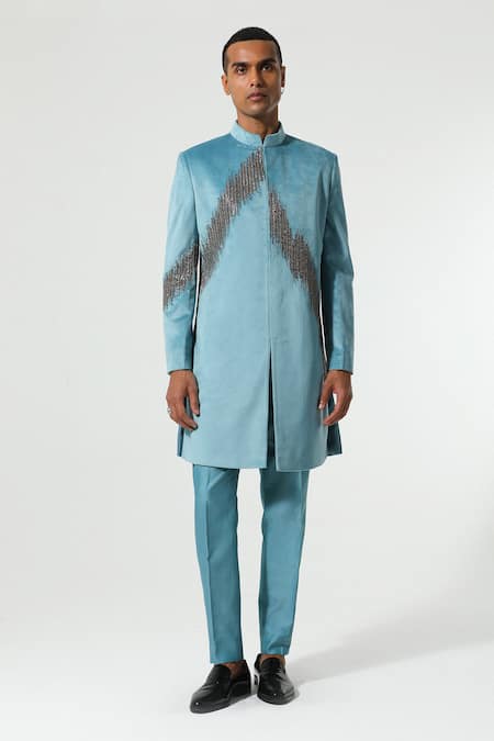 Sulakshna Jasra Zardozi Embroidered Kurta Set 