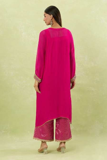 Studio A Nakshi Bloom Embroidered Kurta Set 