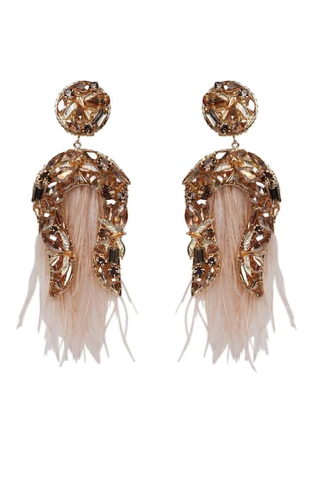Bijoux By Priya Chandna Bloom Petal Dangler Earrings 