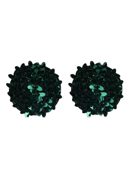 Bijoux By Priya Chandna Petal Blossom Sequin Studs 