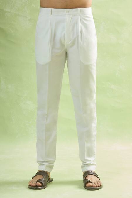 Arihant Rai Sinha_Green Cotton, Viscose Blossom Print Kurta Set_Online_at_Aza_Fashions