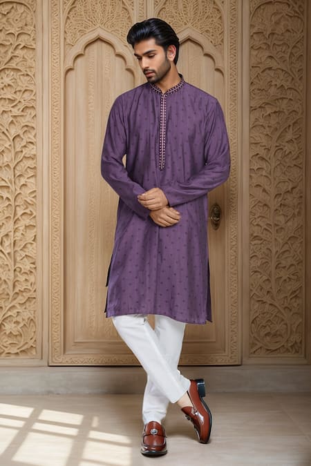 Arihant Rai Sinha Mirror Embroidered Kurta & Pant Set 