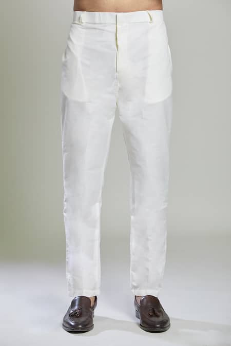 Buy_Arihant Rai Sinha_Purple Viscose, Polyester Mirrors Embroidered Kurta And Pant Set 