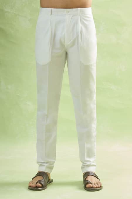 Arihant Rai Sinha Cream Viscose, Cotton Abstract Print Kurta Set Online at Aza Fashions Arihant Rai Sinha_Cream Viscose, Cotton Abstract Print Kurta Set_Online_at_Aza_Fashions