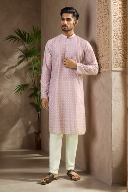 Arihant Rai Sinha Floral Butta Print Kurta Set 