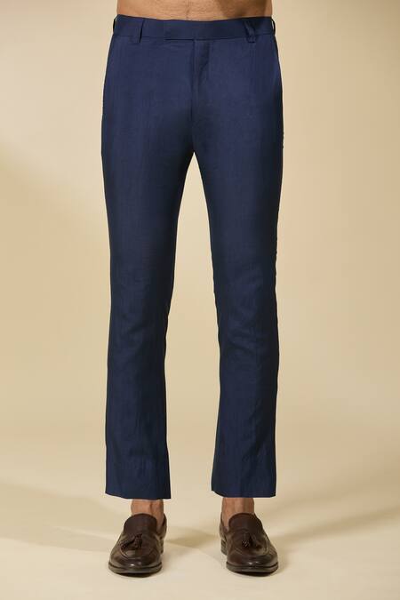 Buy Ewoke Blue Tencel Embroidery Floral Kurta Set Buy_Ewoke_Blue Tencel Embroidery Floral Kurta Set