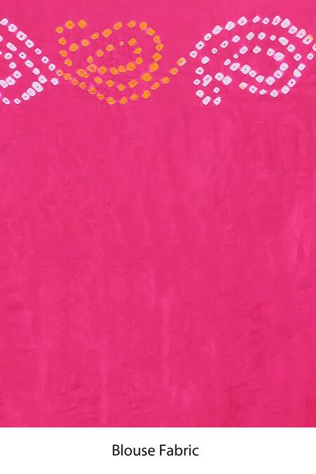 Samyukta Singhania_Pink Silk Zari Bandhani Gharchola Saree With Blouse Piece_Online_at_Aza_Fashions